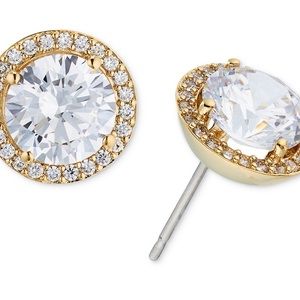 Eliot Danori NewCrystal Halo Stud Earrings
